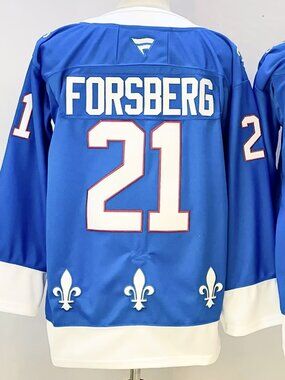 Peter Forsberg Blue Alternate Jersey